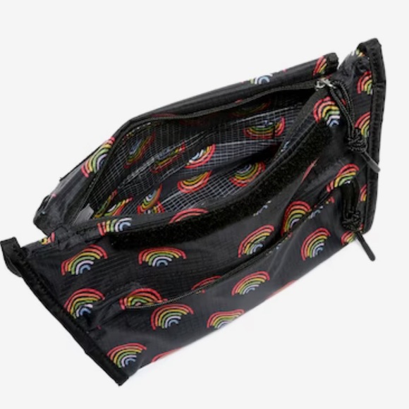 New HUNTER original packable crossbody bag in mini rainbow print - Picture 6 of 6